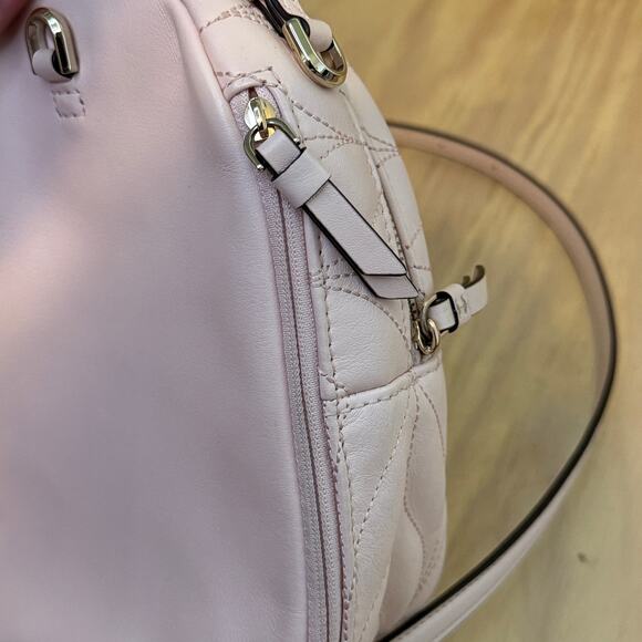 Kate Spade Briar Lane Quilted Mini Convertible Light Pink Backpack - Picture 4 of 10